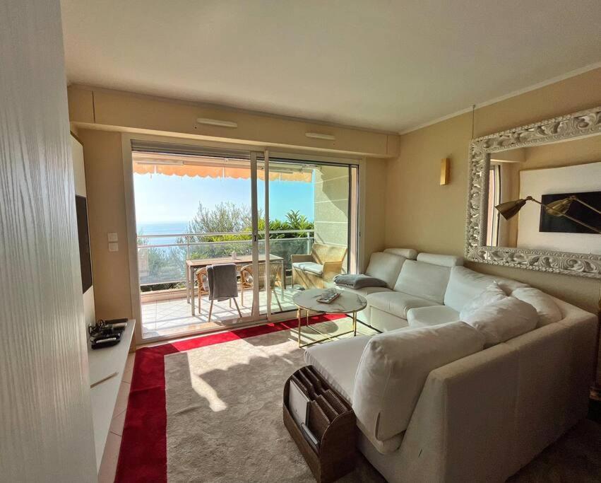 Les Jardins De Monaco Vue Mer Et Piscine Apartment Saint-Antoine  Exterior foto