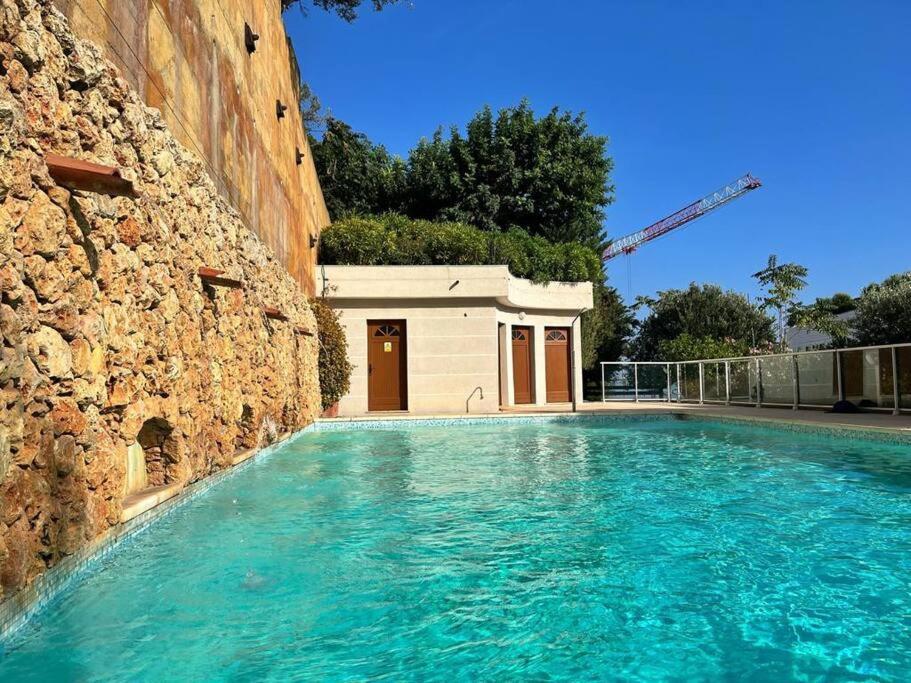 Les Jardins De Monaco Vue Mer Et Piscine Apartment Saint-Antoine  Exterior foto